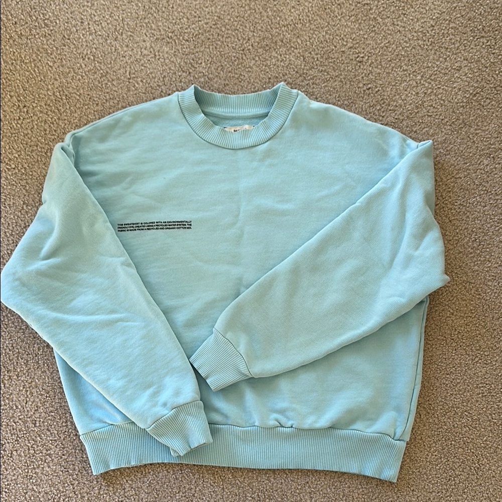 Pangaia Baby Blue Crewneck Sweatshirt
